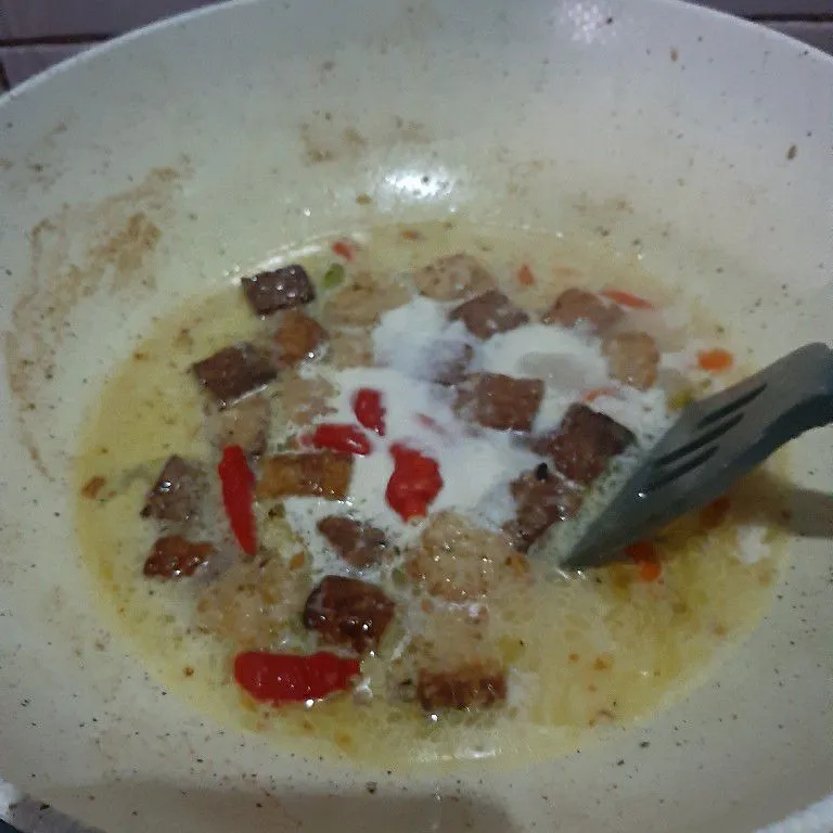 Step 4 Tempe Masak Santan