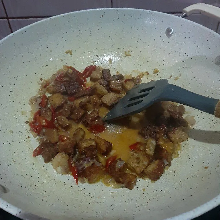 Step 4 Tempe Masak Kecap Pedas
