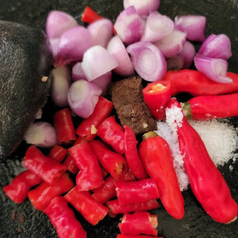 Step 3 Tahu Sambal Bawang