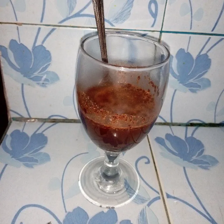 Step 2 Es Cokelat Jelly