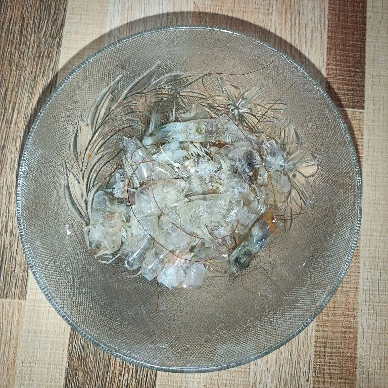 Step 1 Kulit Udang Sambal Matah