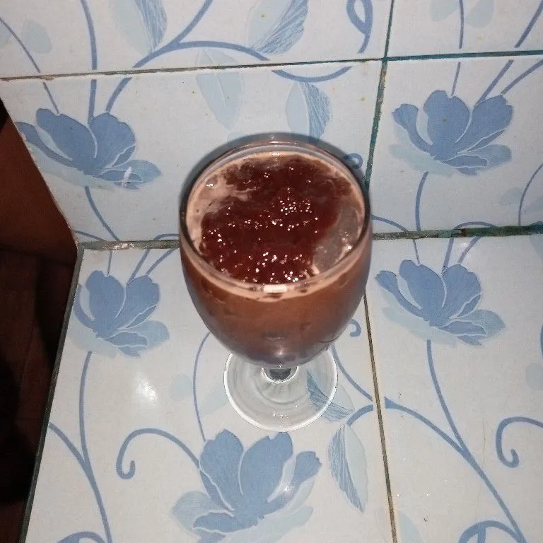 Step 4 Es Cokelat Jelly