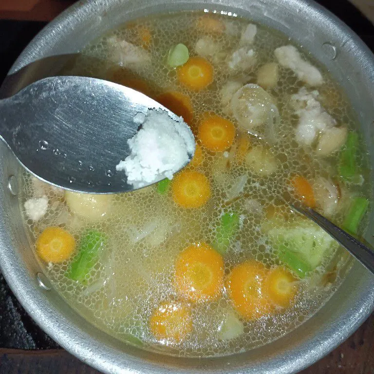 Step 4 Sup Ayam Bening Sederhana