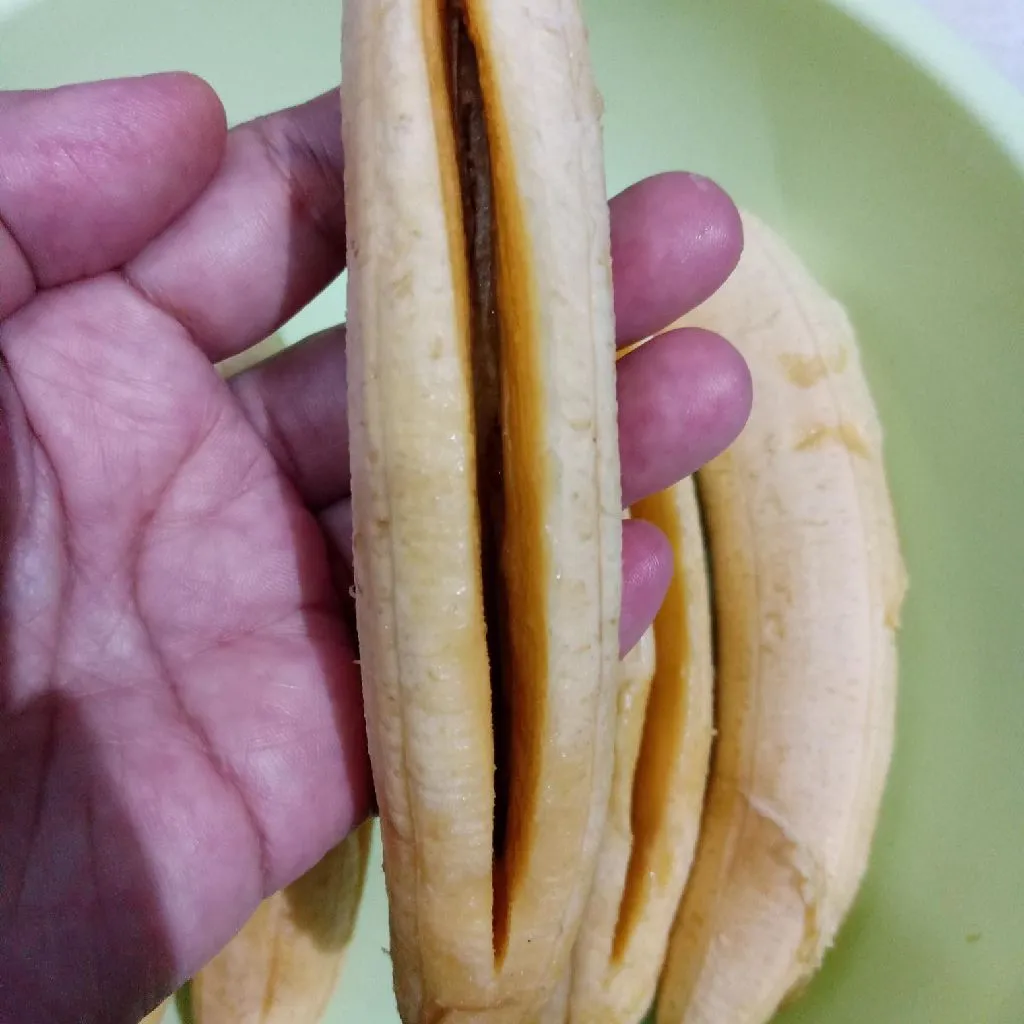 Step 2 Pisang Goreng Oat Meses Keju