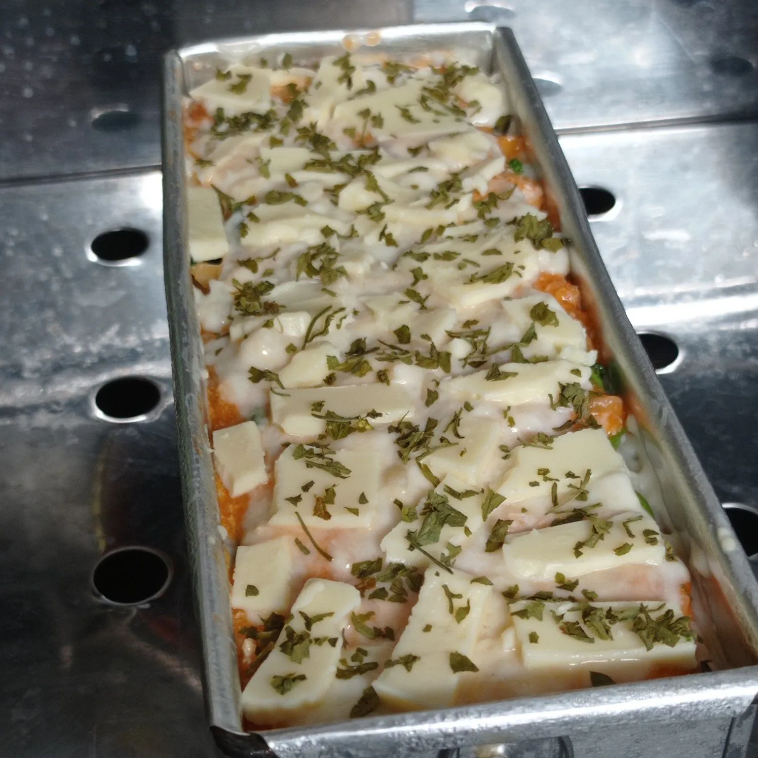 Step 8 Lasagna Bayam Kukus