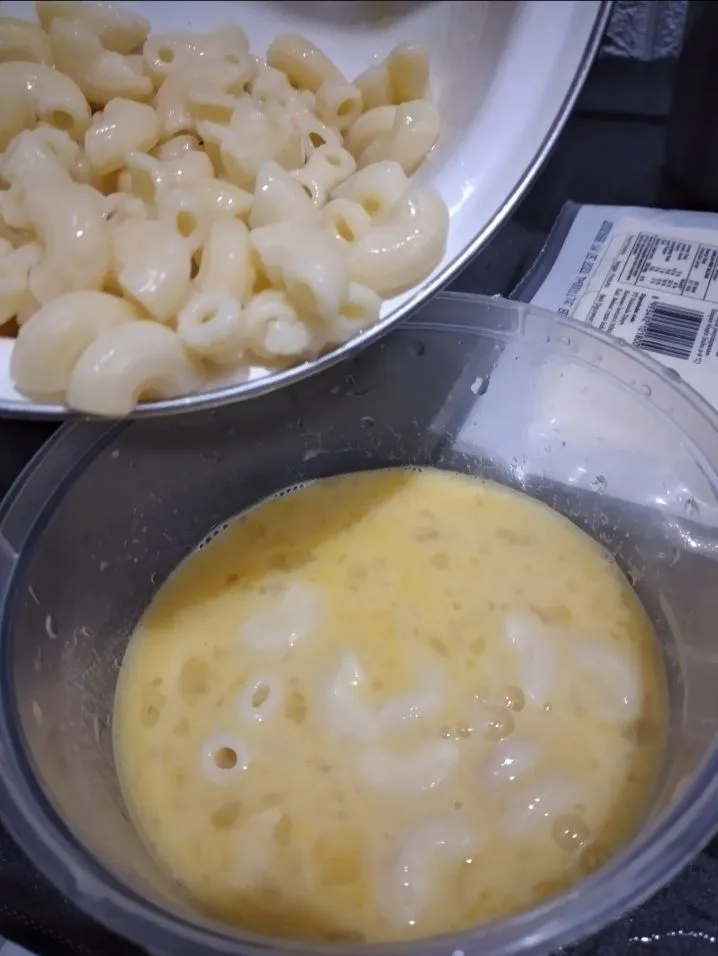 Step 2 Makaroni Telur Mozarella