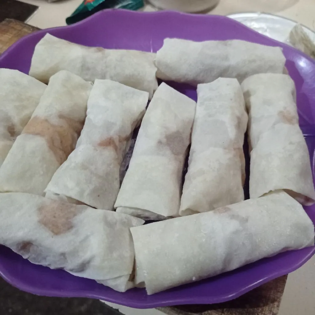 Step 5 Apple Spring Rolls