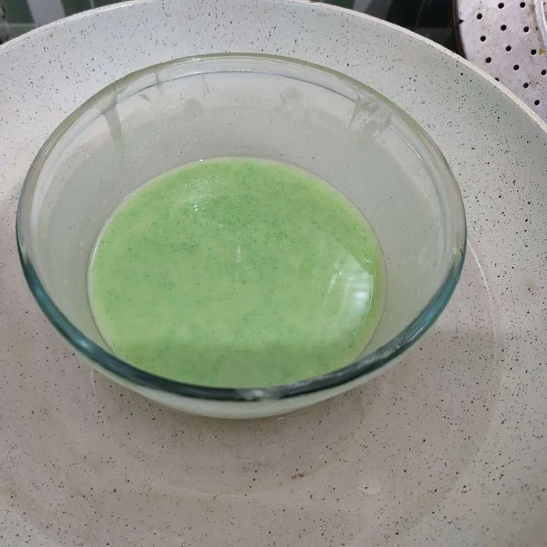 Step 2 Brownies Panggang Pandan Keju