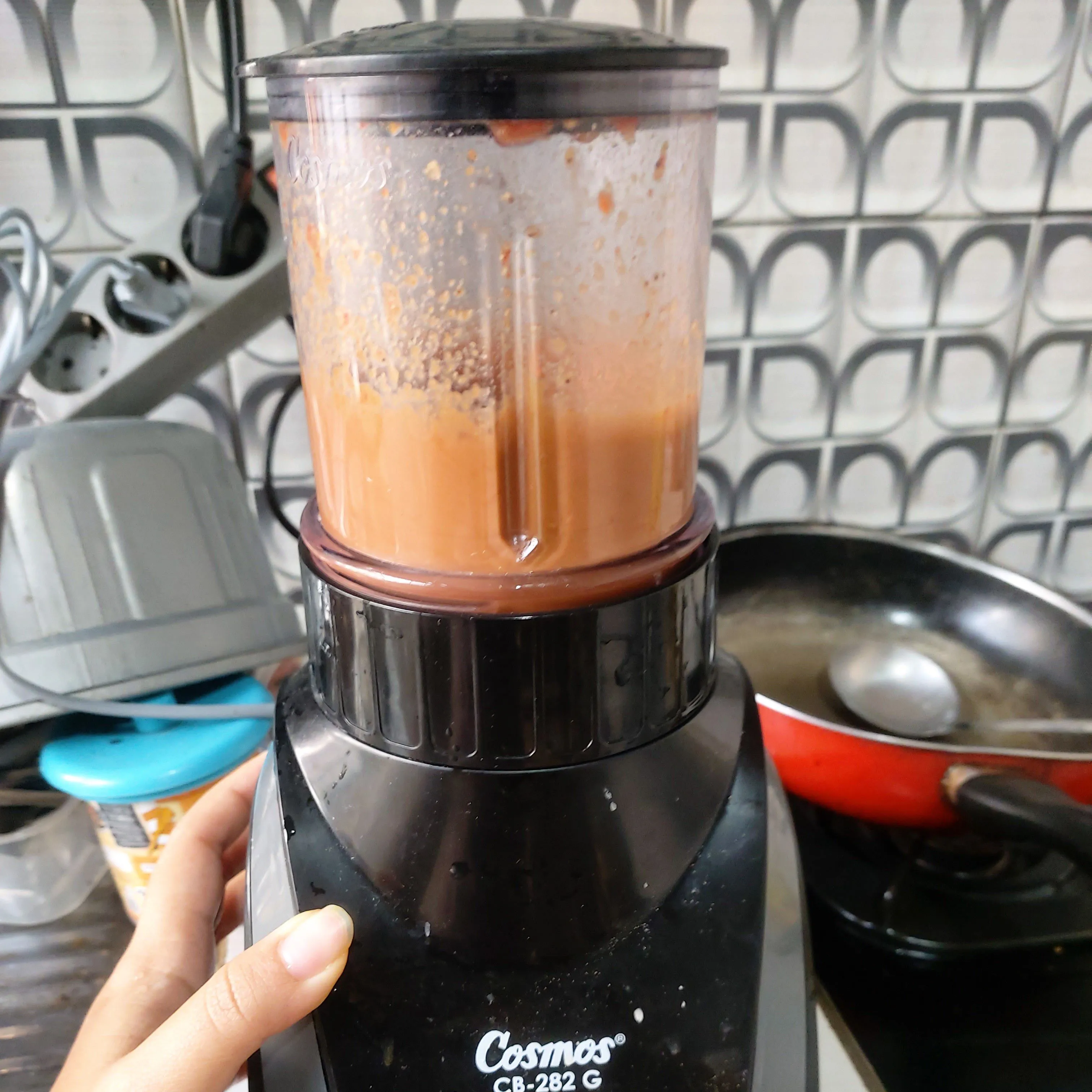 Step 3 sayur lodeh terong pedas