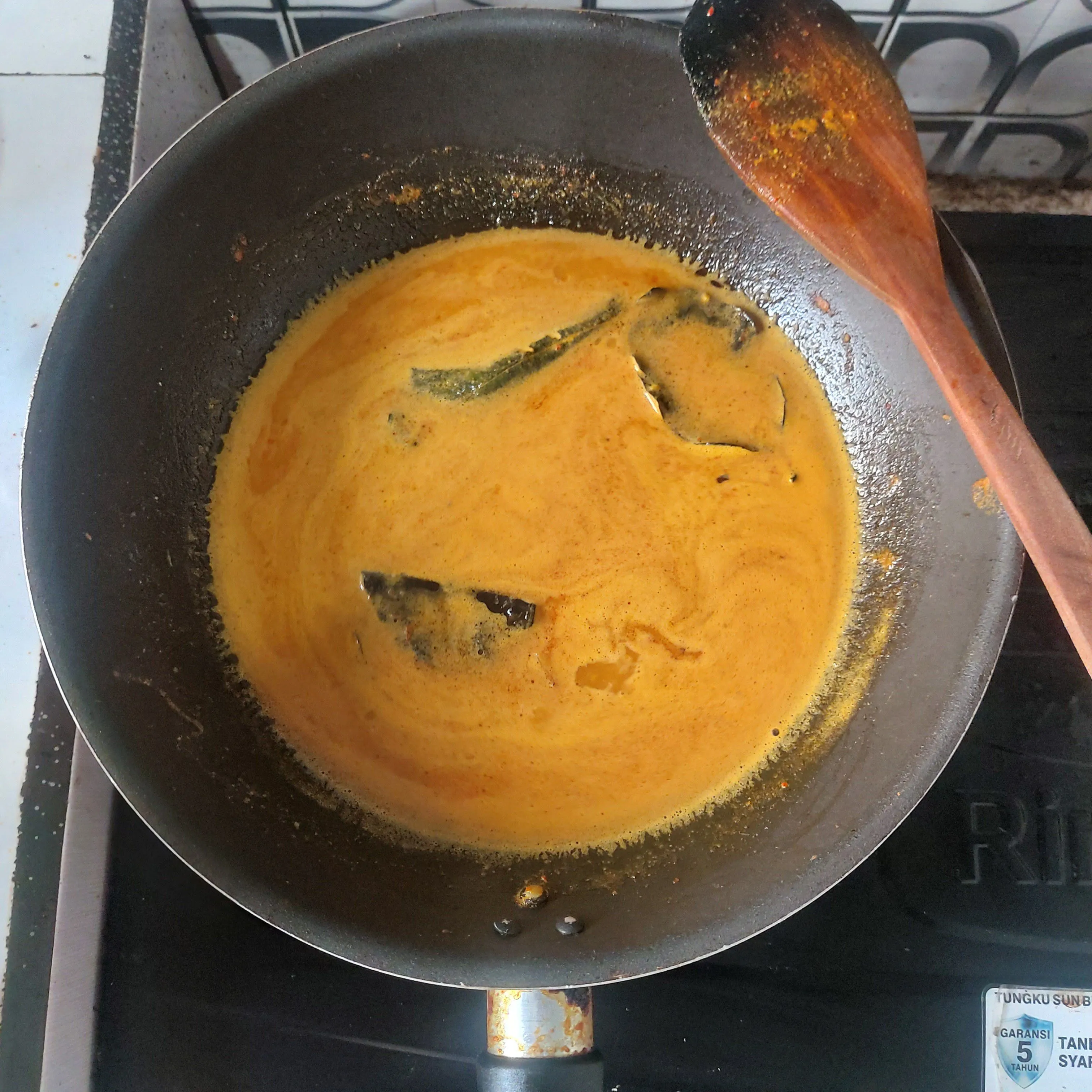 Step 5 sayur lodeh terong pedas