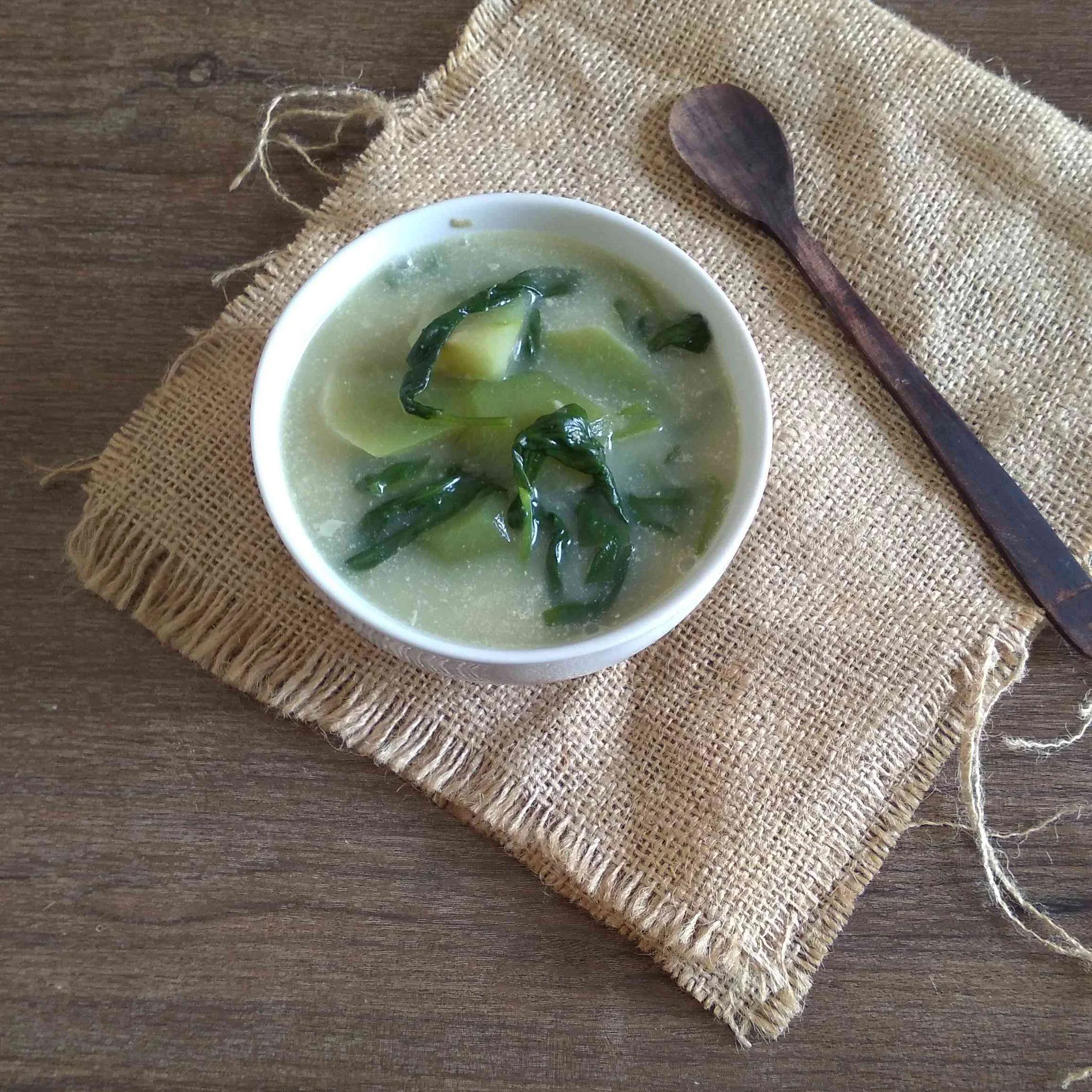 Sayur Bobor Kangkung Labu Siam