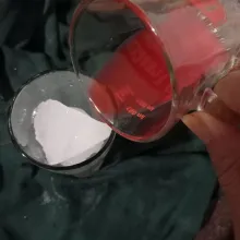 Masukan sirup rose.