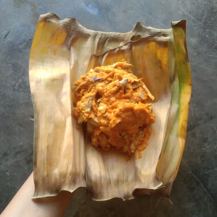 Step 5 Botok Pepes Ikan Pindang Tahu