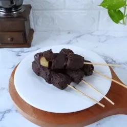 Sate Pisang Celup Cokelat