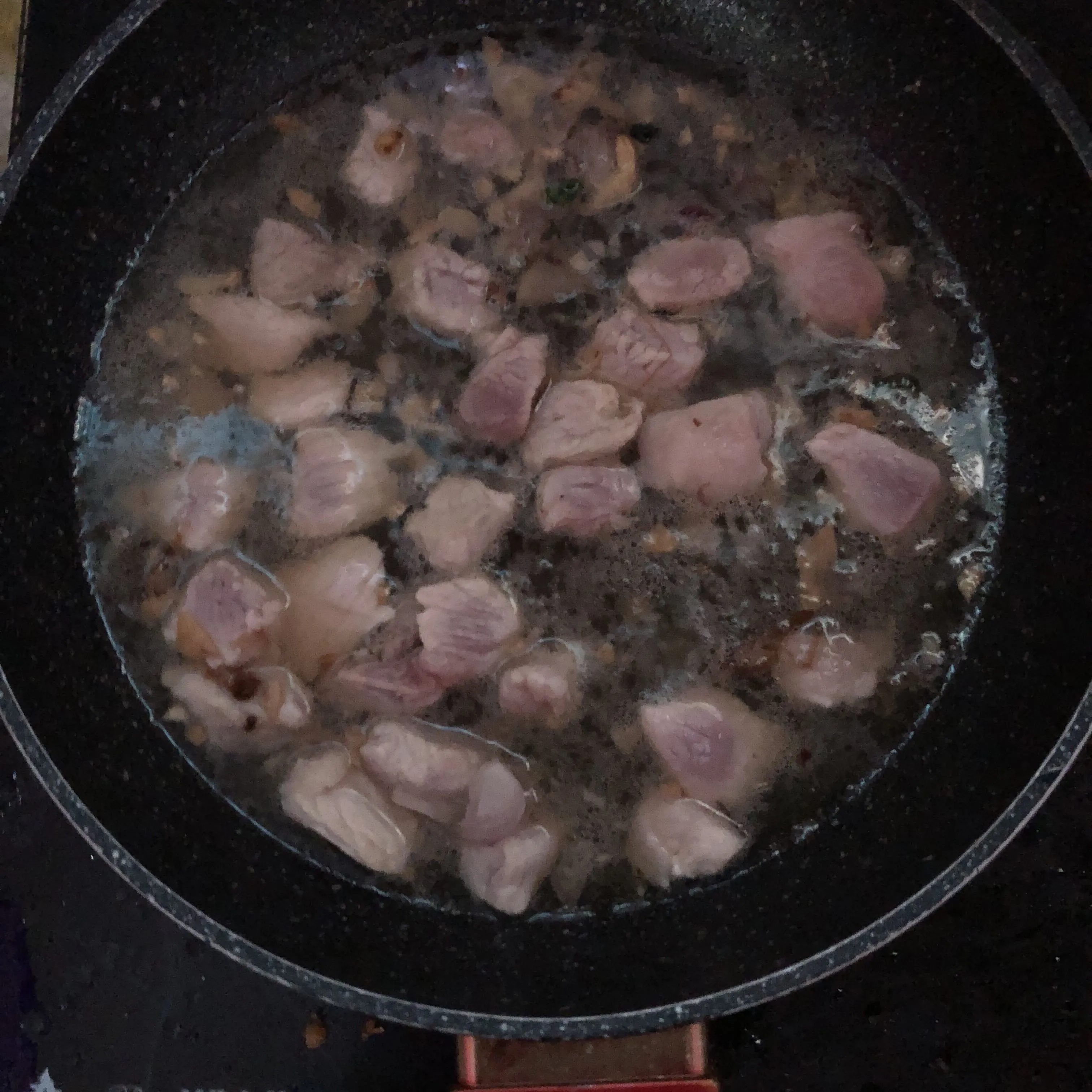 Step 4 Capjay Goreng Babi