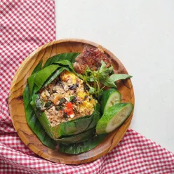 Nasi Jagung Bakar Cakalang