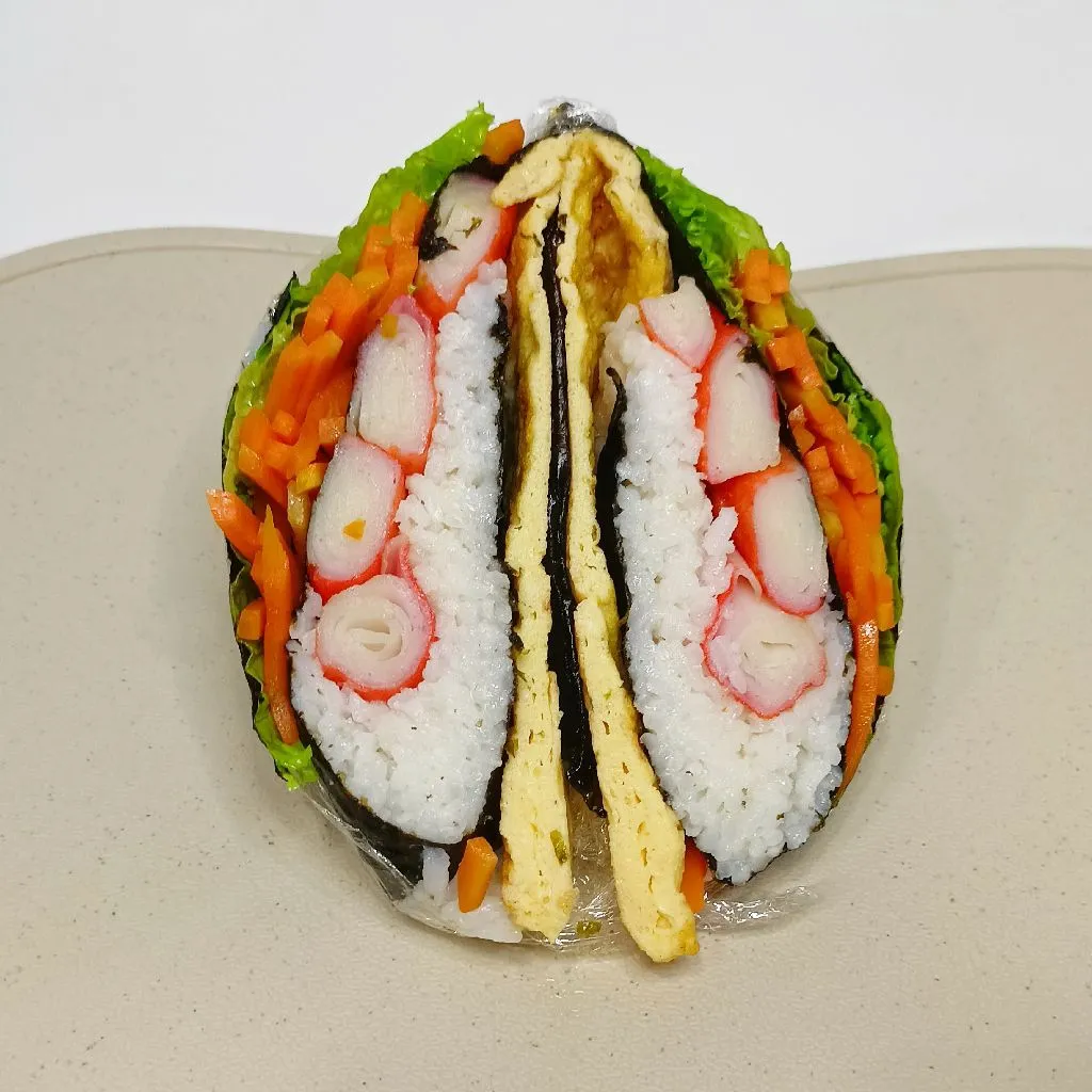 Folded Kimbab Crabstick