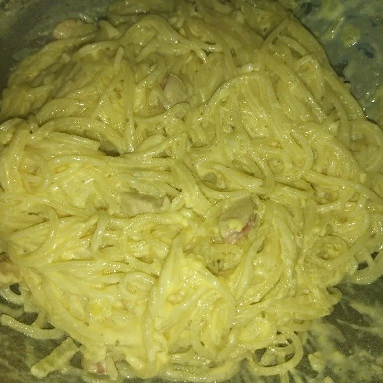 Step 8 Spaghetti Carbonara