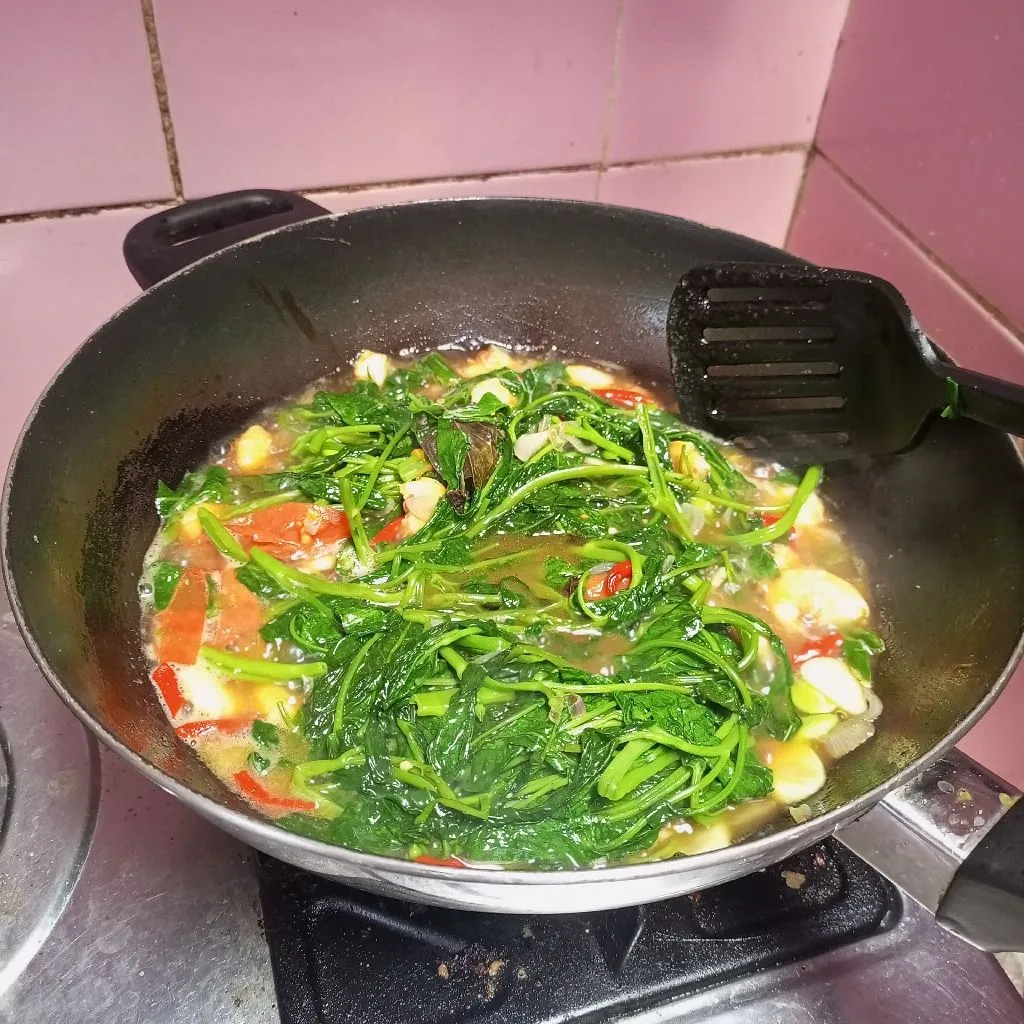 Step 5 Tumis Kangkung