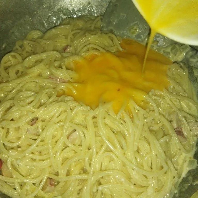 Step 7 Spaghetti Carbonara