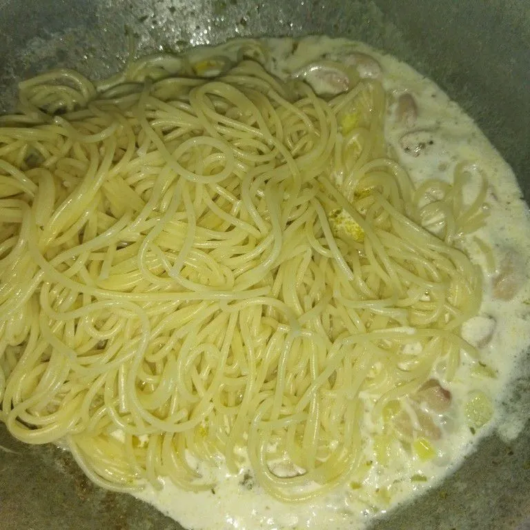 Step 6 Spaghetti Carbonara