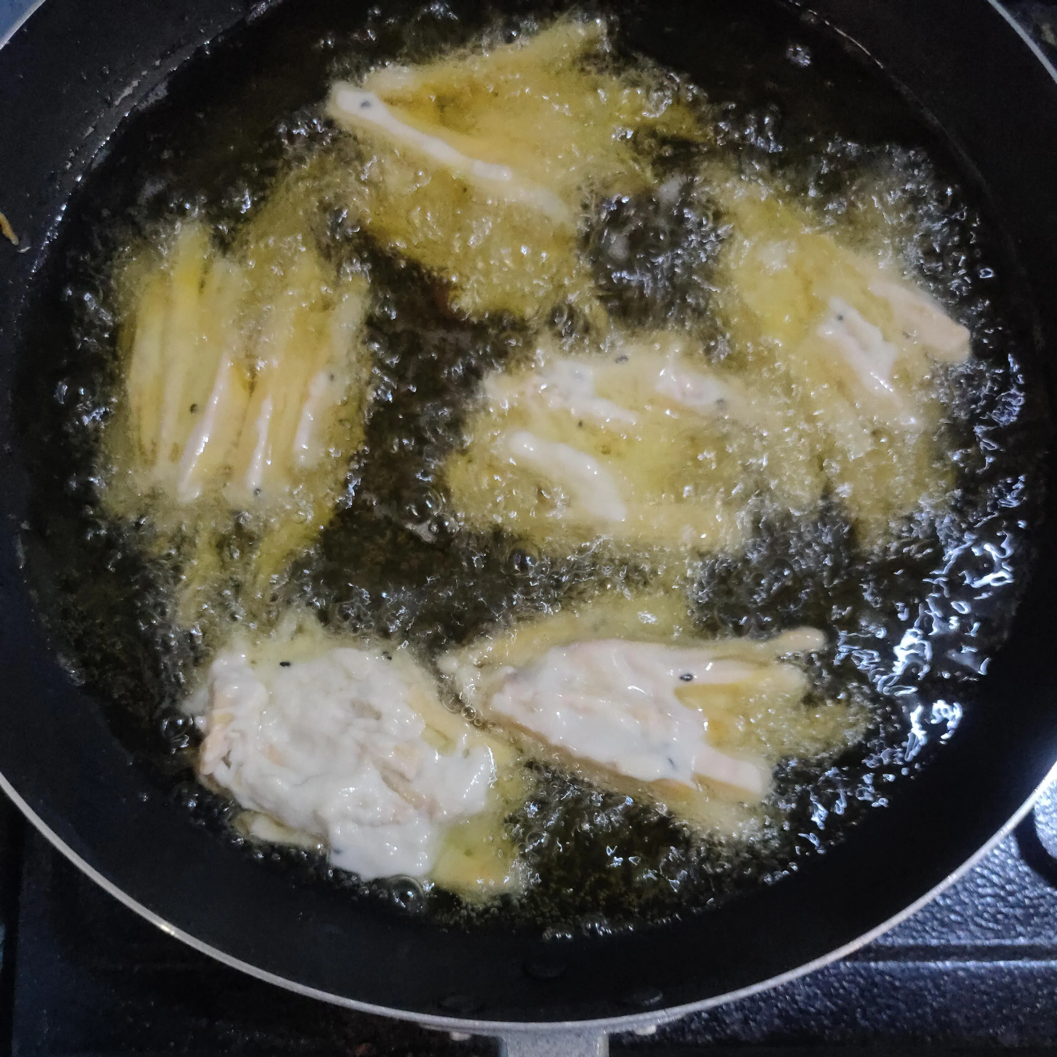 Step 5 Cakar Ayam a.k.a Ubi Goreng
