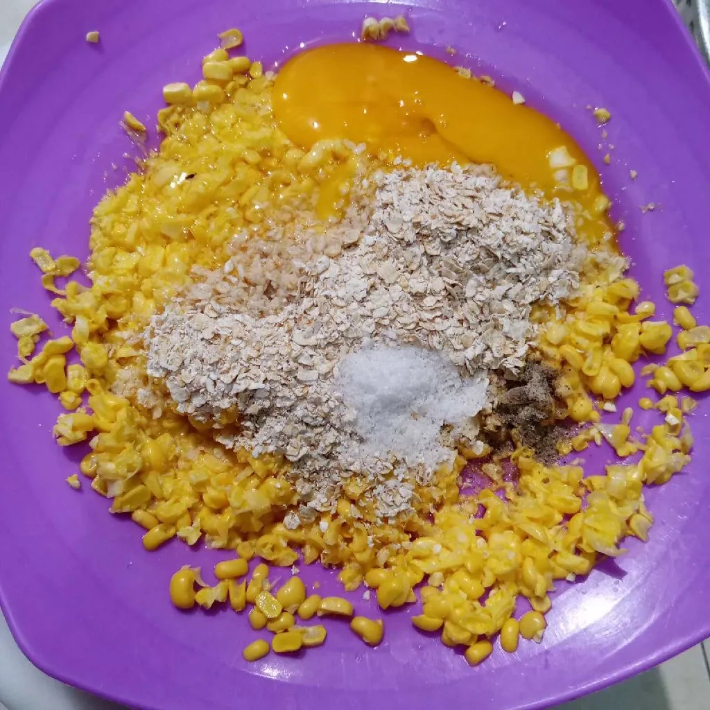 Step 2 Dadar Jagung With Oat