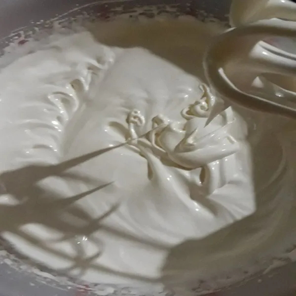 Lalu matikan mixer.