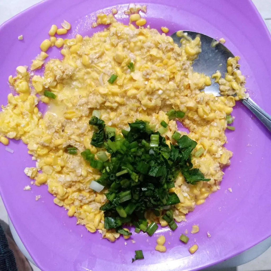 Step 3 Dadar Jagung With Oat