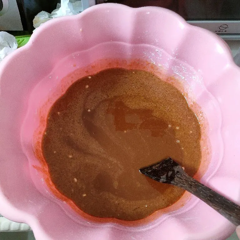 Step 4 Bolu Ketan Karamel Rice Cooker