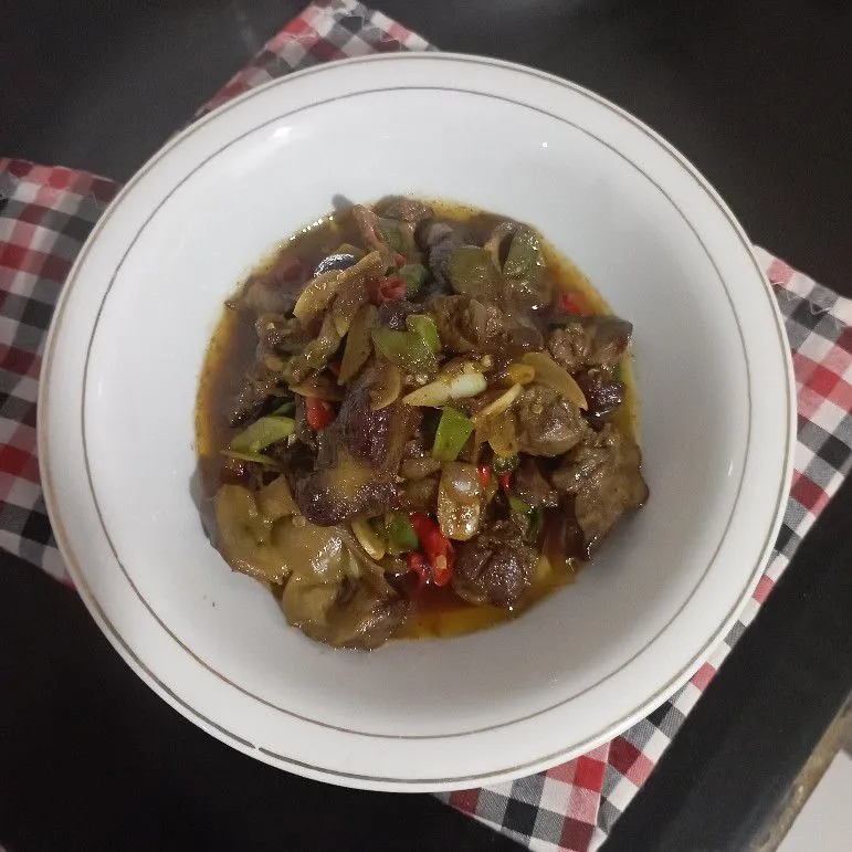 Oseng ati ampela ayam