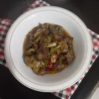 Oseng Ati Ampela Ayam
