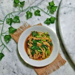Oseng simple jamur saus tiram