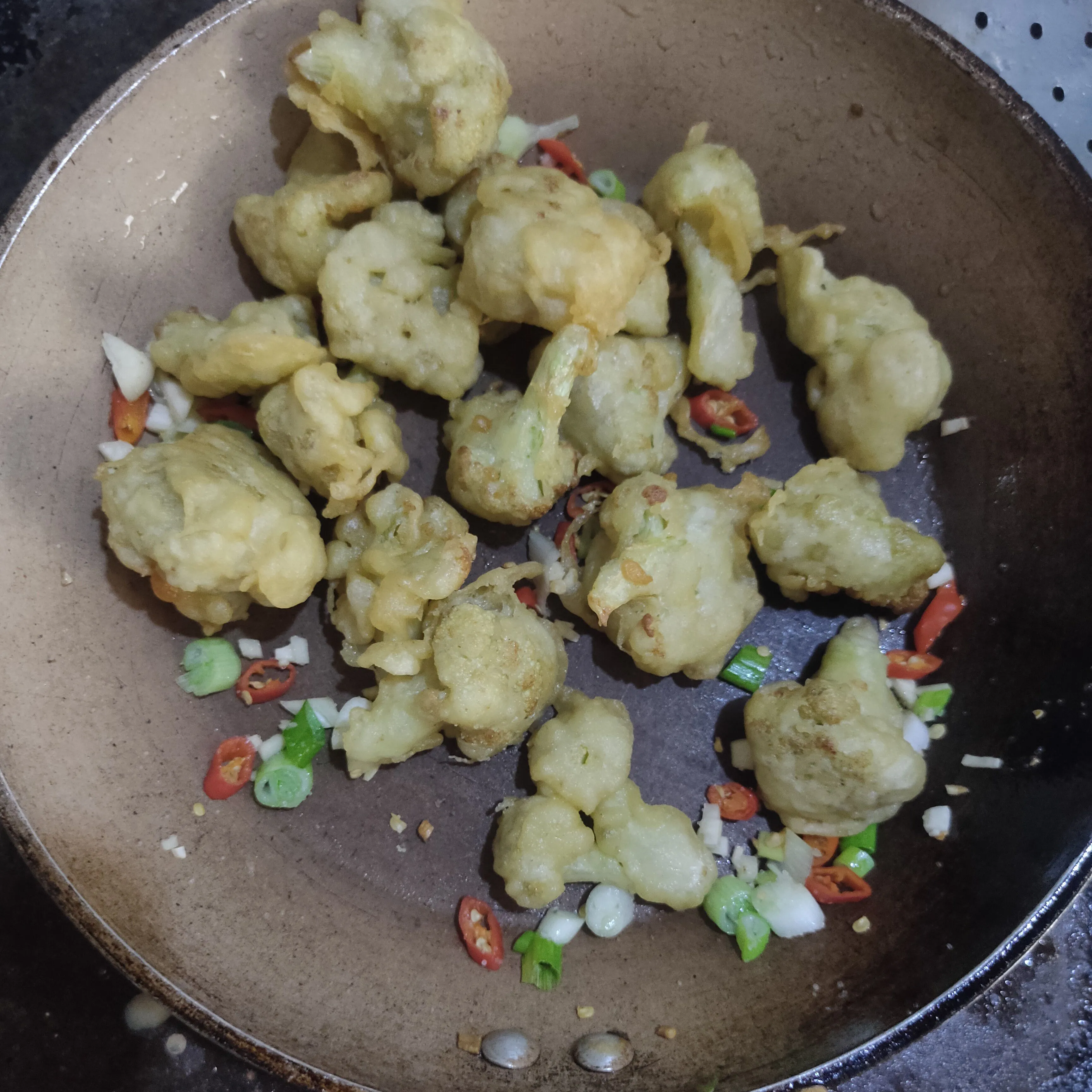 Step 6 Kembang Kol Cabe Garam