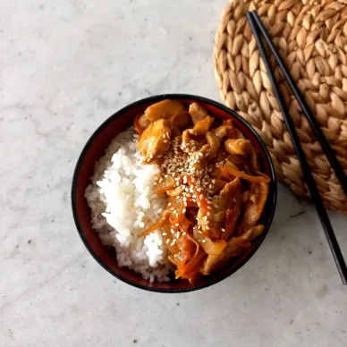 Ayam Saus Bulgogi Rice Bowl