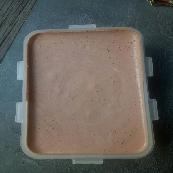 Setelah beku siap dinikmati