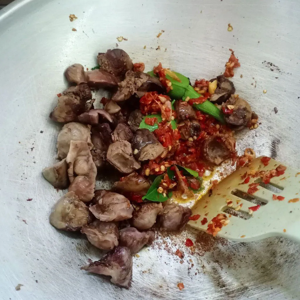 Step 4 Hati Ampela Bumbu Terasi