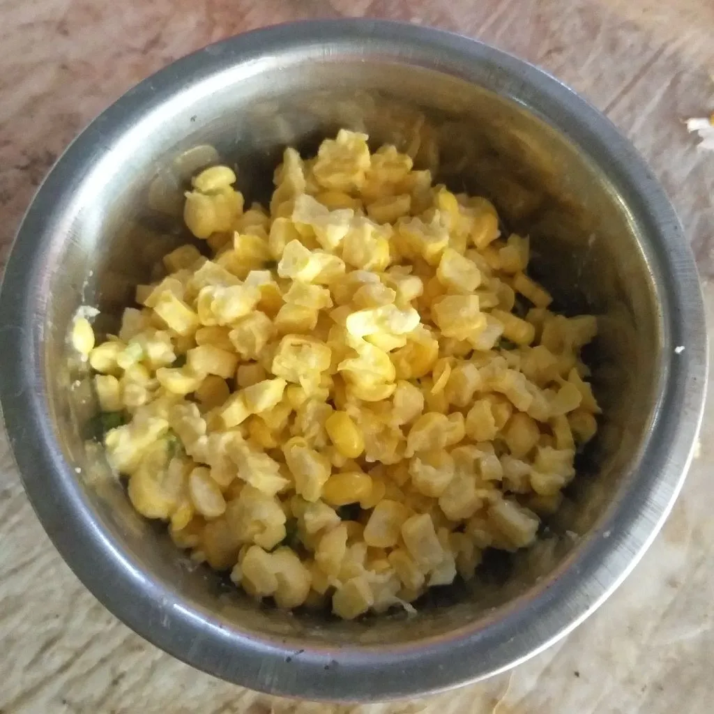 Step 1 Bakwan Jagung