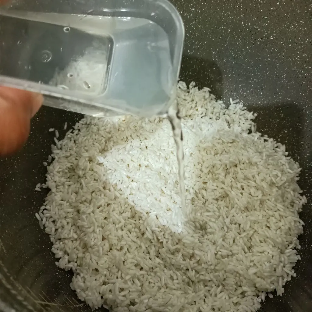 Step 3 Nasi Uduk Pandan Rice Cooker