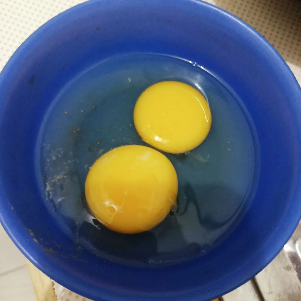 Step 1 Telur Nasi Kuning