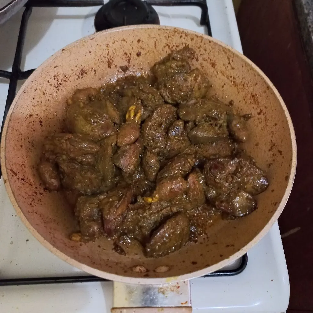 Step 7 Hati Ayam Madu Panggang