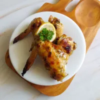 Baked Chicken Wings With Honey Mayo
