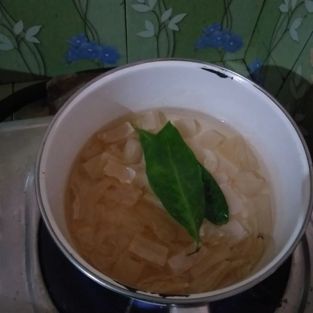 Step 2 Sayur Cecek Pedas