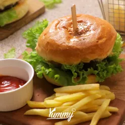 Krabby Patty ala Spongebob