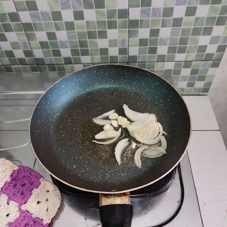 Step 1 Tumis Sawi Putih Wortel Saos Tiram
