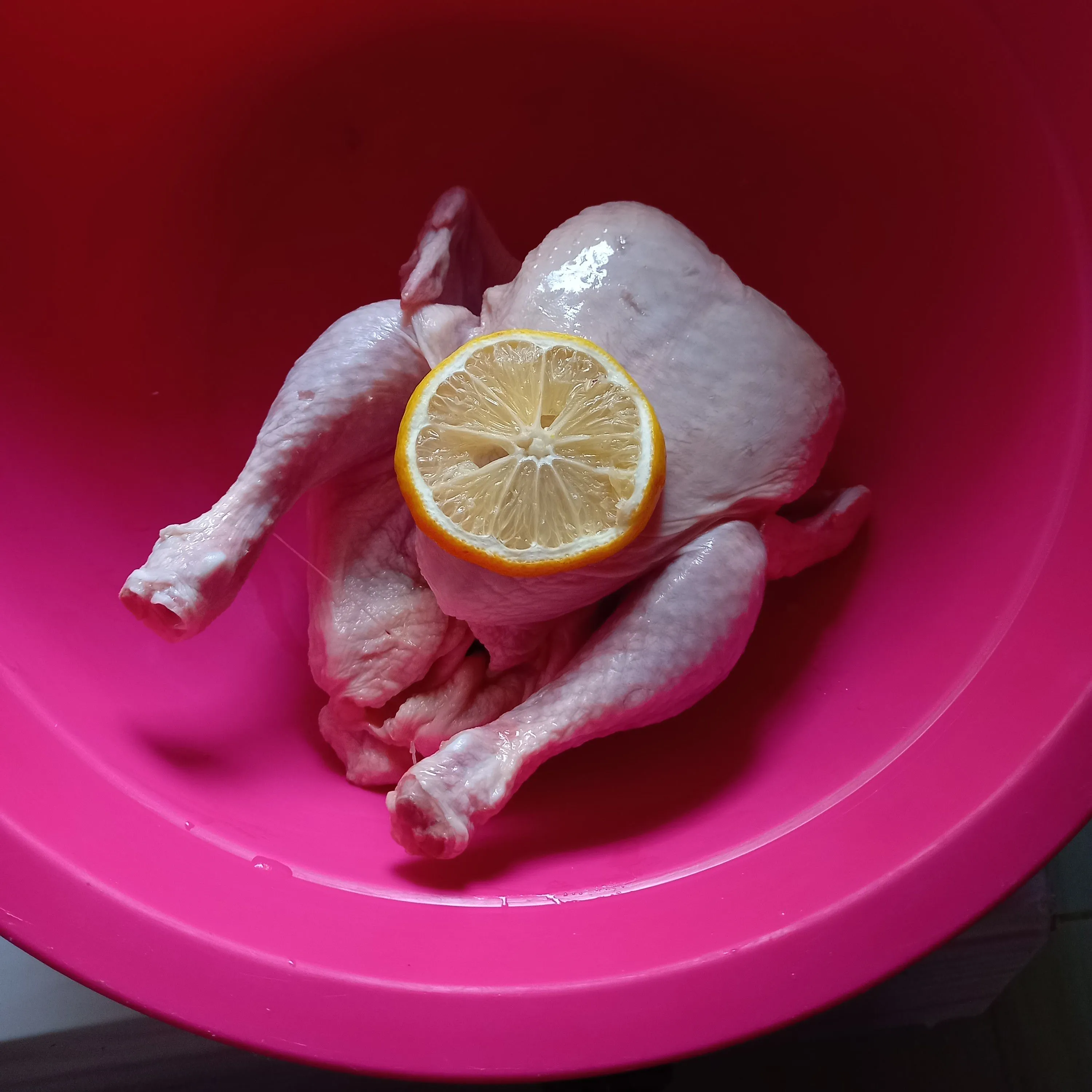 Step 1 Ayam Bekakak Panggang