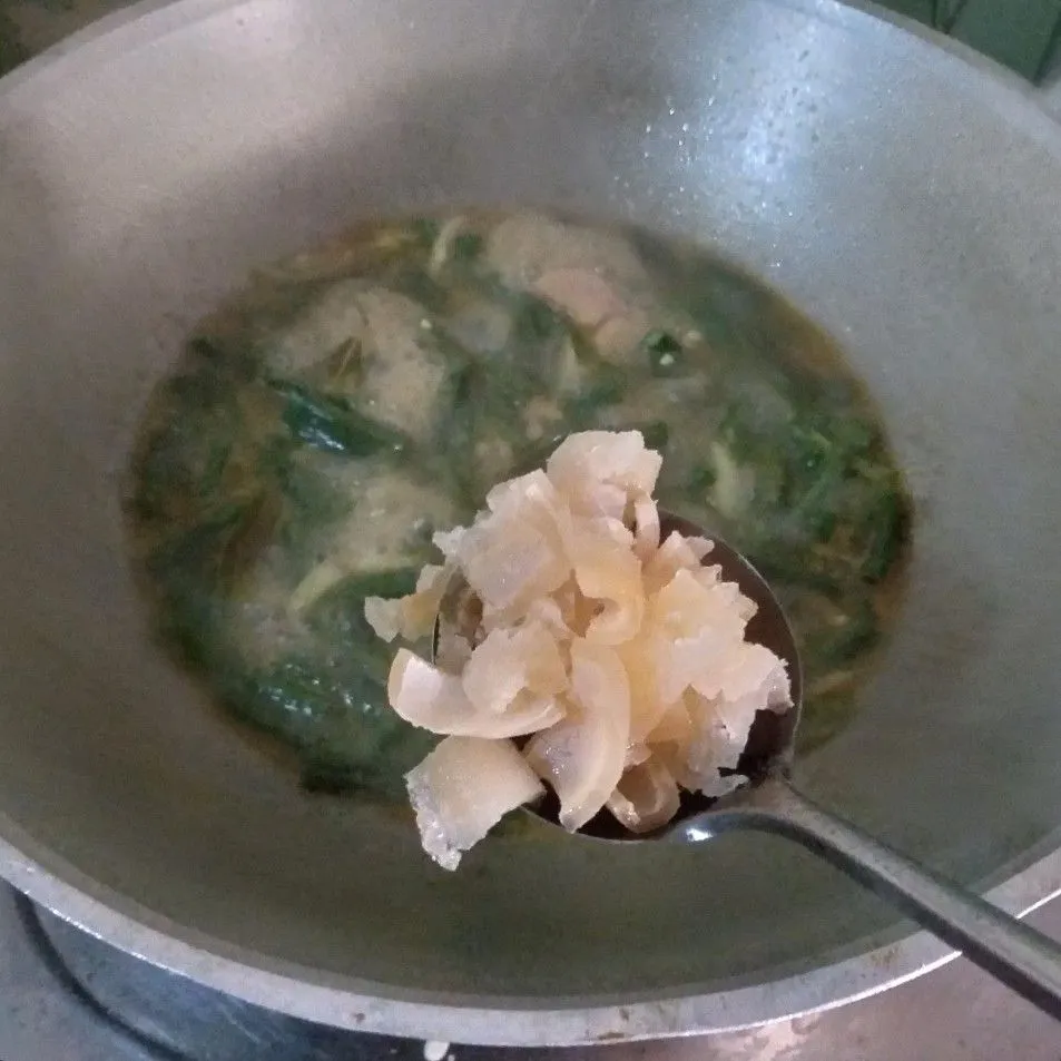 Step 5 Sayur Cecek Pedas