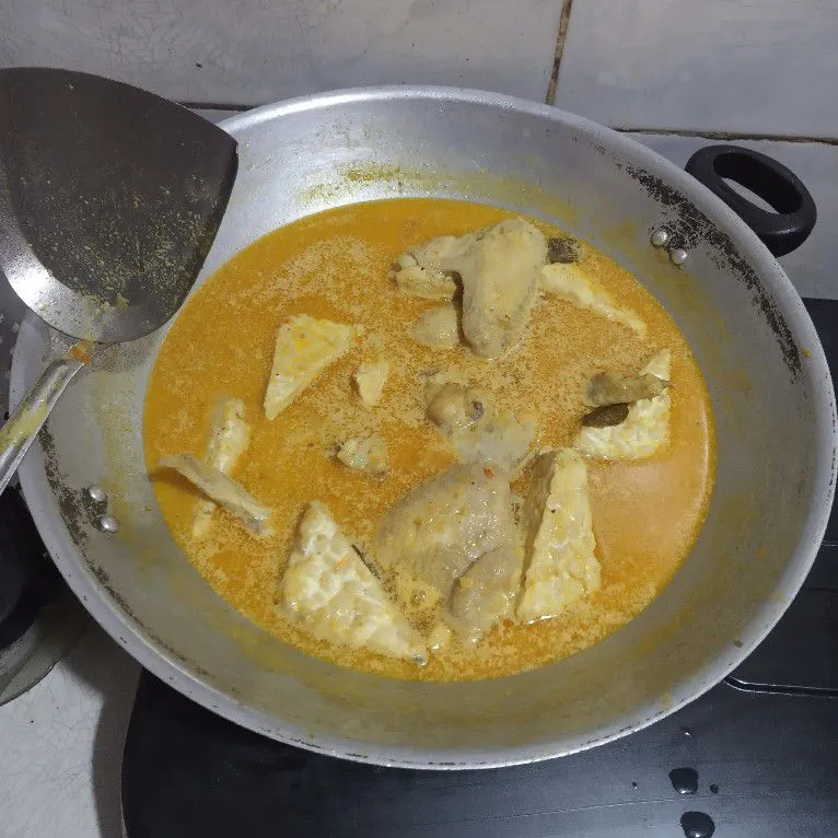 Step 5 Gulai Ayam Tempe