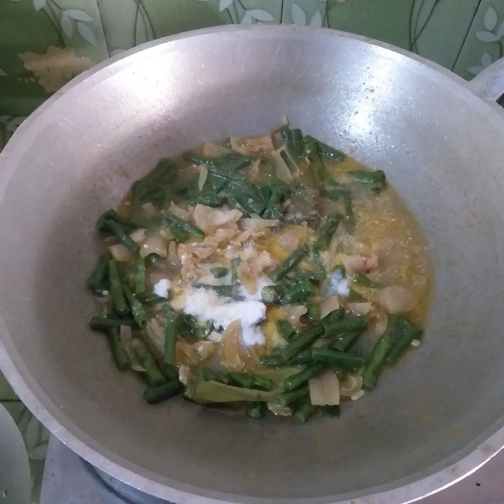Step 6 Sayur Cecek Pedas