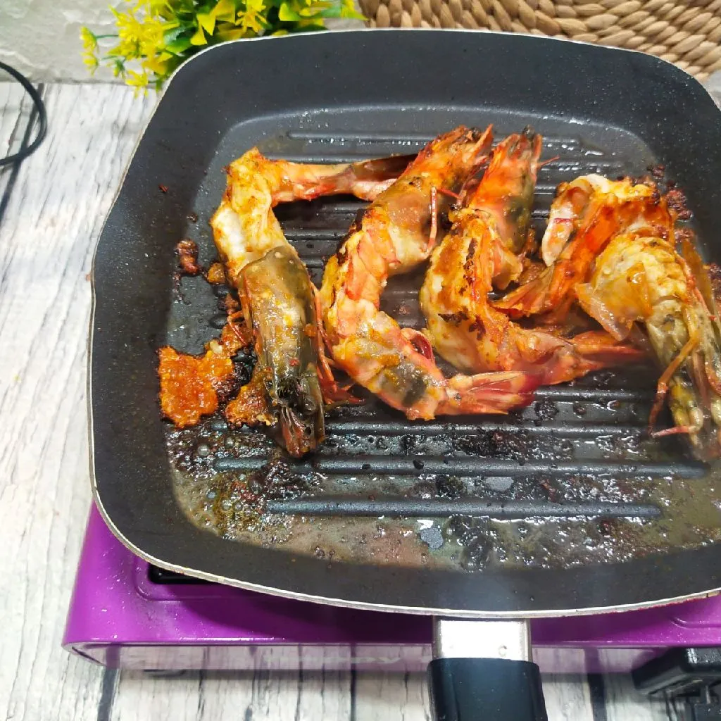 Step 5 Udang Bakar Jimbaran